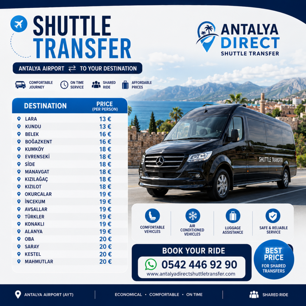 Best Antalya Airport Transfer Options